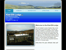 Tablet Screenshot of kiwi-dx-lodge.com